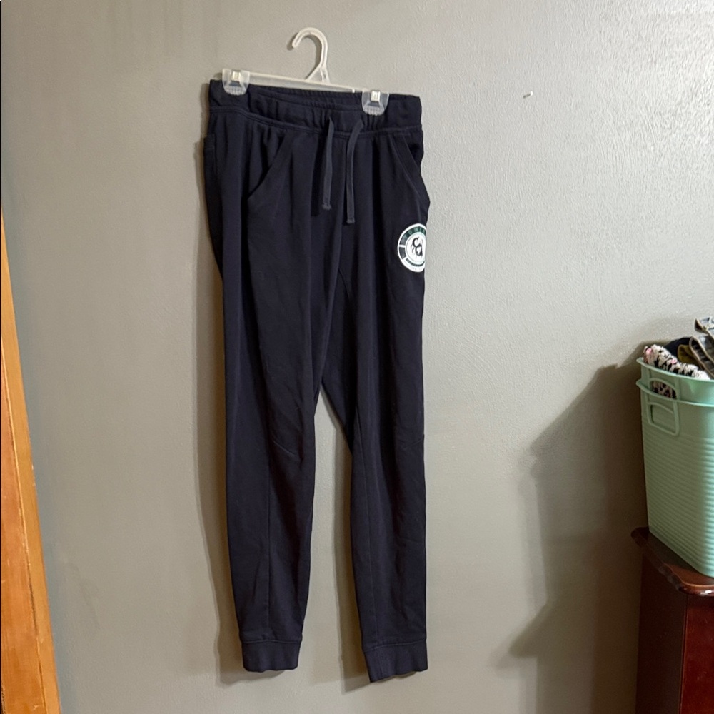 Black Joggers with Logo